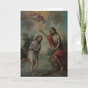 Carte Le baptême du Christ par Nicolás Enríquez