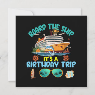 Carte Le bateau C'est un voyage d'anniversaire