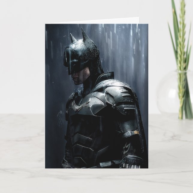 Carte Le Batman sous la pluie (Devant)