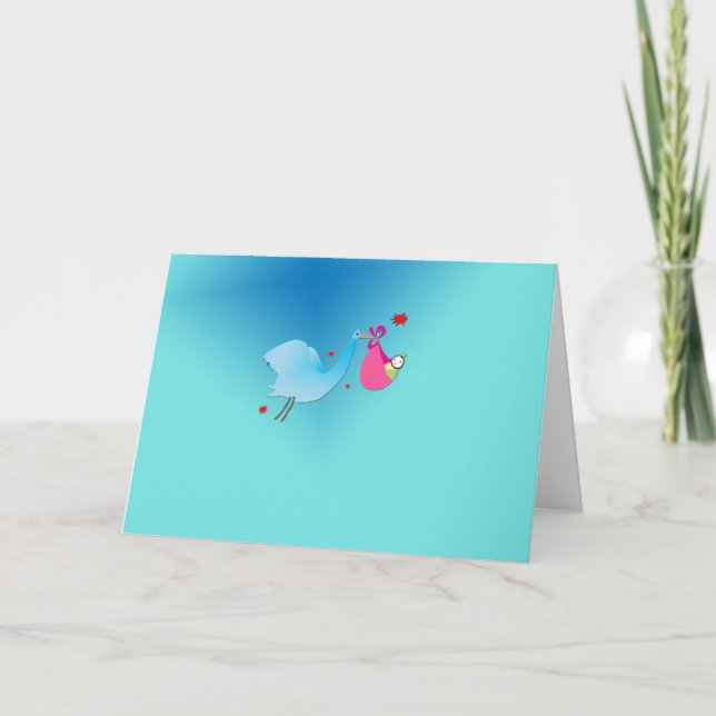 Carte Le bébé arrive (Devant)