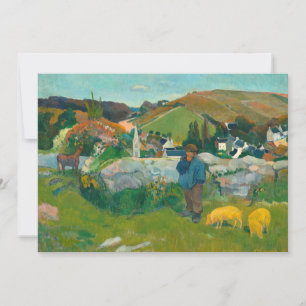 Carte Le berger   Paul Gauguin