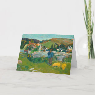 Carte Le berger   Paul Gauguin