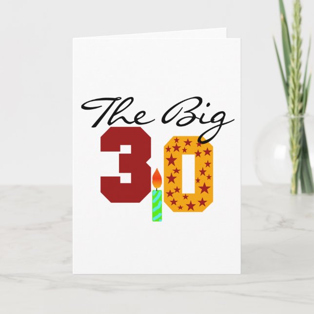 Carte Le Big 3-0 (Devant)