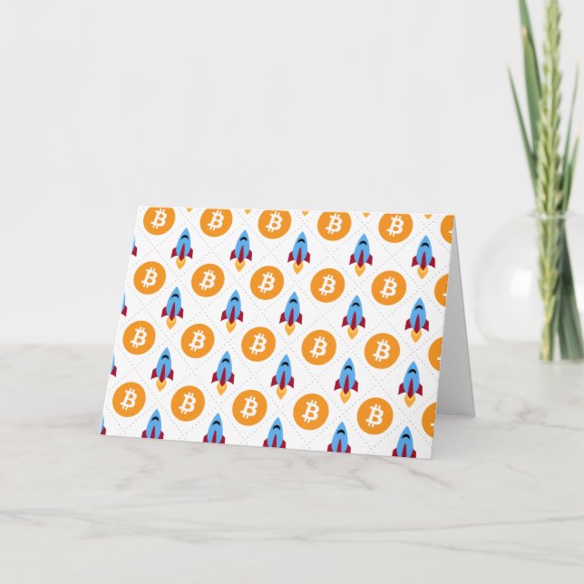 Carte Le Bitcoin Au Feu De La Lune (Devant)