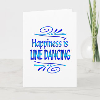 Carte Le bonheur est la DANSE DE LA LIGNE