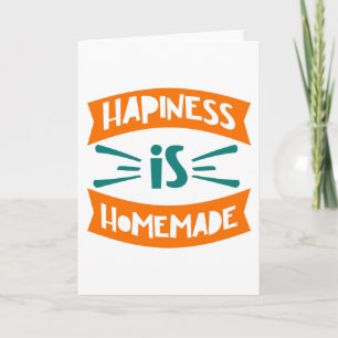 Carte Le bonheur fait maison