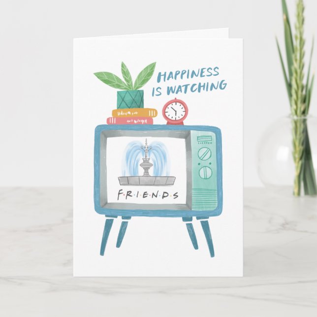 Carte Le bonheur regarde AMIS™ (Devant)