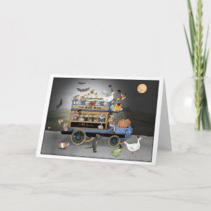 Carte Le Boo d'Halloween ! Bus