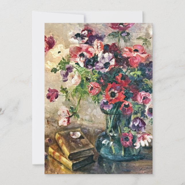 Carte Le Bouquet des anémones | Luce Boyals (Devant)