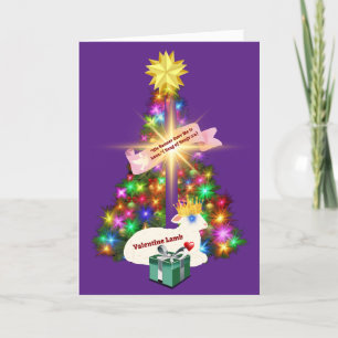 Carte Le Cadeau De Noël Ultime Est L'Agneau De Dieu