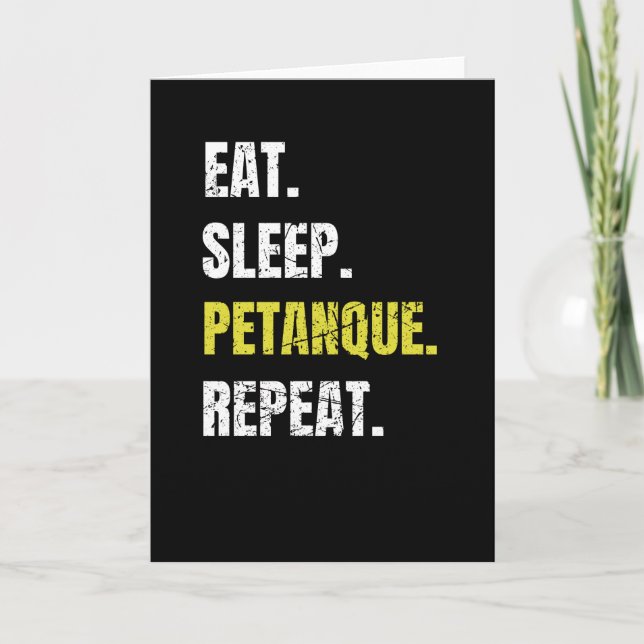 Carte Le cadeau de Petanque Boules| Petanque Lover Boule (Devant)