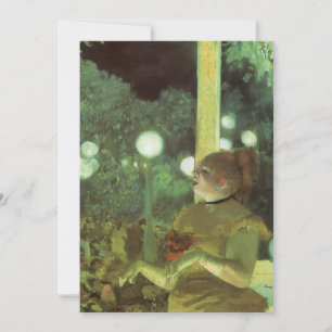 Carte Le Café Concert par Edgar Degas, Beaux-arts vintag