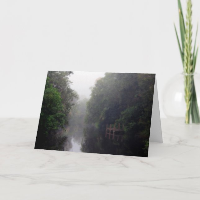 Carte Le canal derrière ma maison (Devant)