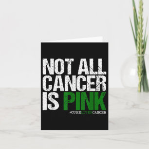 Carte Le cancer n'est pas tout rose Ribbon Liver cancer
