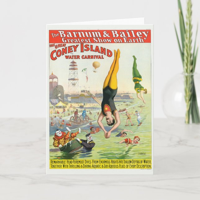 Carte Le Carnaval de la Grande île de Coney (Devant)