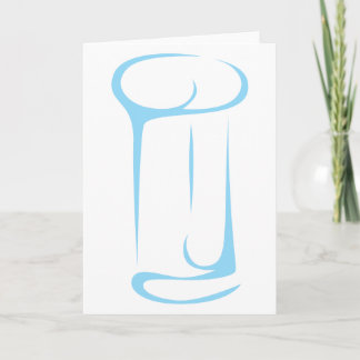 Carte Le casquette du chef dans le style chic de dessin