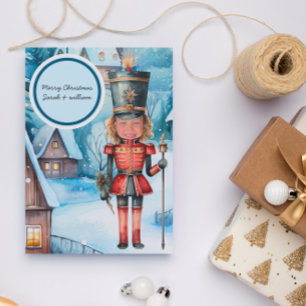 Carte Le Casse-Noisette "remplace le visage" Noël