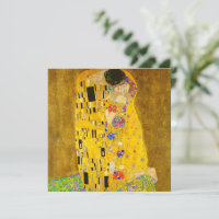 Le célèbre tableau de Gustav Klimt, The Kiss.