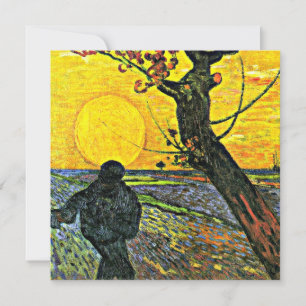 Carte Le célèbre tableau de Van Gogh, La Sower
