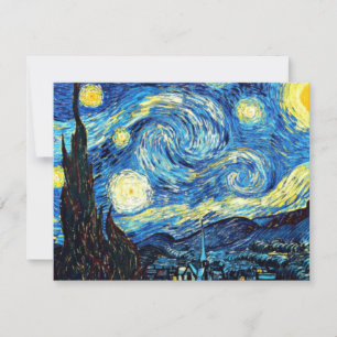 Carte Le célèbre tableau de Van Gogh, Starry Night