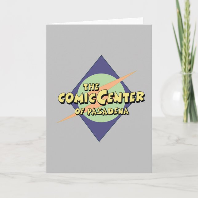 Carte Le centre de bande dessinée de Pasadena (Devant)