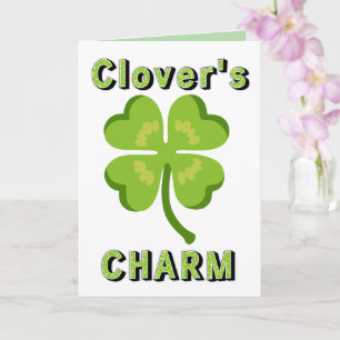 Carte Le Charme du Trèfle de la Saint-Patrick