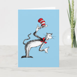 Carte Le Chat Chapeauté S'incline