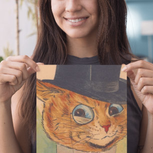 CARTE LE CHAT D'ANNIVERSAIRE DAD LOUIS ATTEND POUR LES C