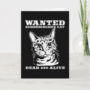 Carte Le chat de Schrodinger voulait mort ou vivant