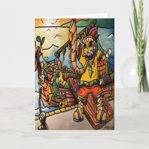 Carte Le Chat marchand du port de pêche