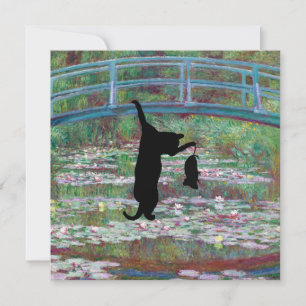Carte Le chat noir pendu et la souris