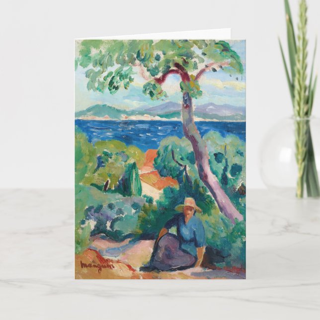 Carte Le chemin derrière la débauche | Henri Manguin (Devant)
