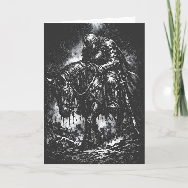 Carte Le Chevalier Déchu par BurnsInHell (Devant)
