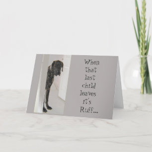 Carte Le chien de great dane votre perte est Ruff