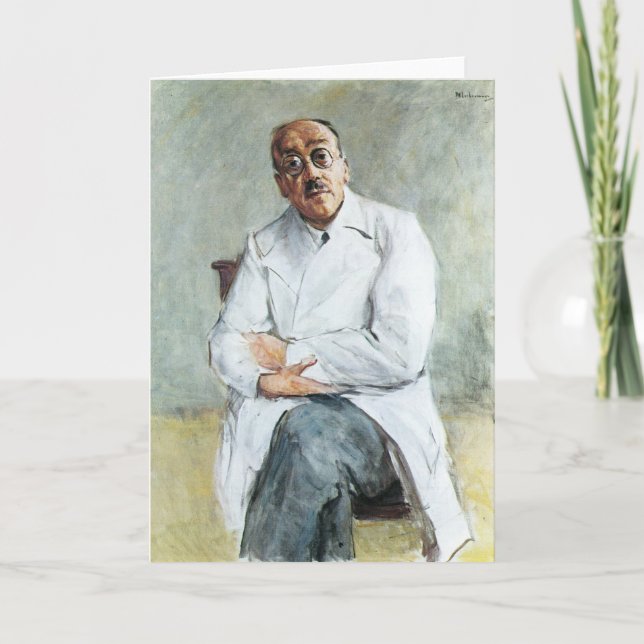 Carte Le chirurgien (par Max Liebermann) (Devant)