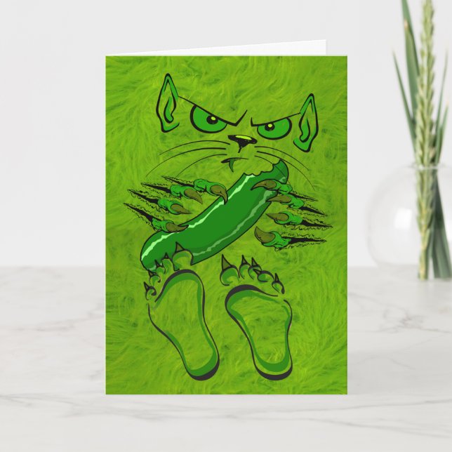 Carte Le chou d'une journée effraie les Grouchies (Devant)
