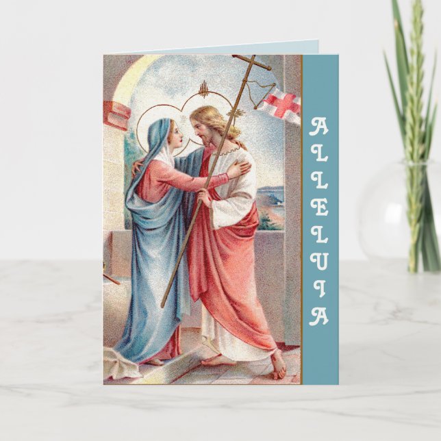 Carte Le Christ ressuscité salue sa mère (MH01) (Devant)