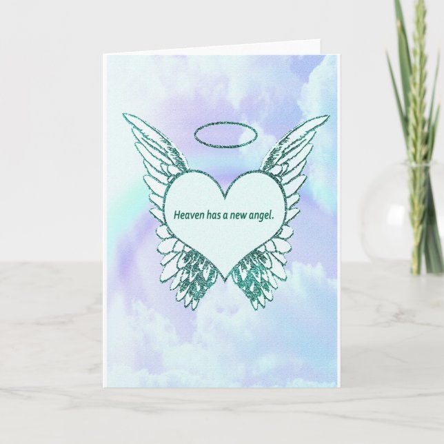 Carte Le ciel a un nouvel ange (Devant)
