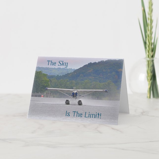 Carte Le Ciel Est L'Avion De Mer Limité (Devant)
