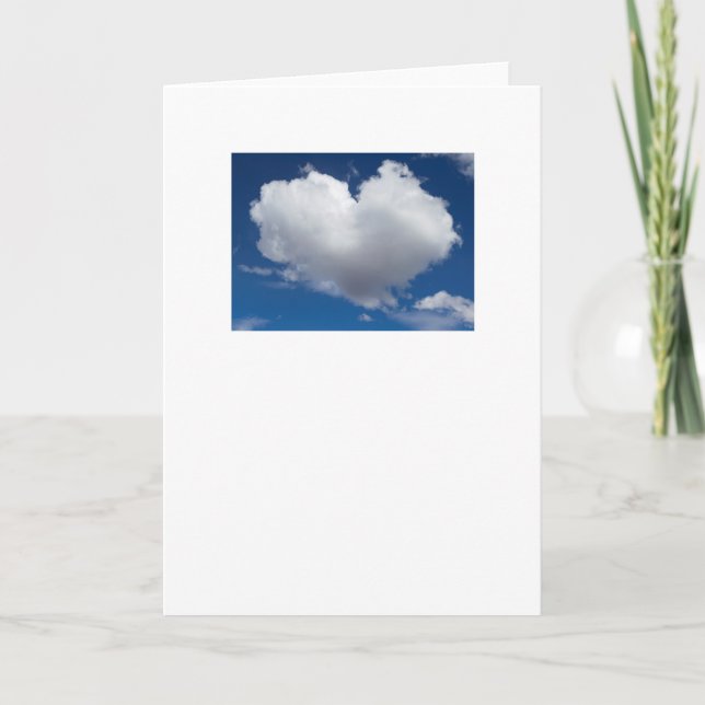 Carte Le ciel indique l'amour (Devant)