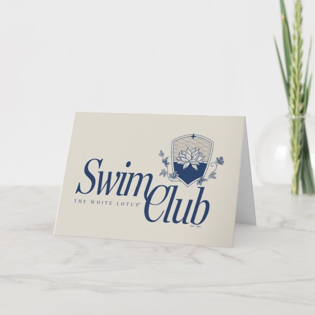 Carte Le Club de natation White Lotus (Devant)