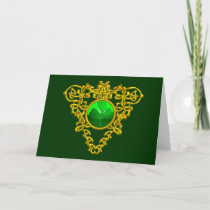 CARTE LE COEUR CELTIQUE DE SAINT PATRICK