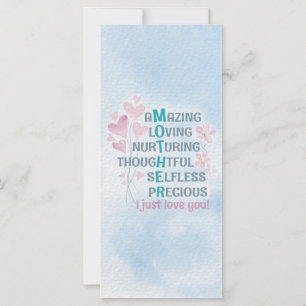 Carte Le coeur de la mère