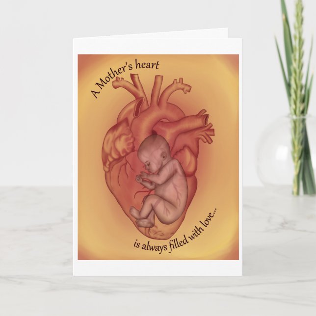 Carte Le Coeur d'une mère... (Devant)