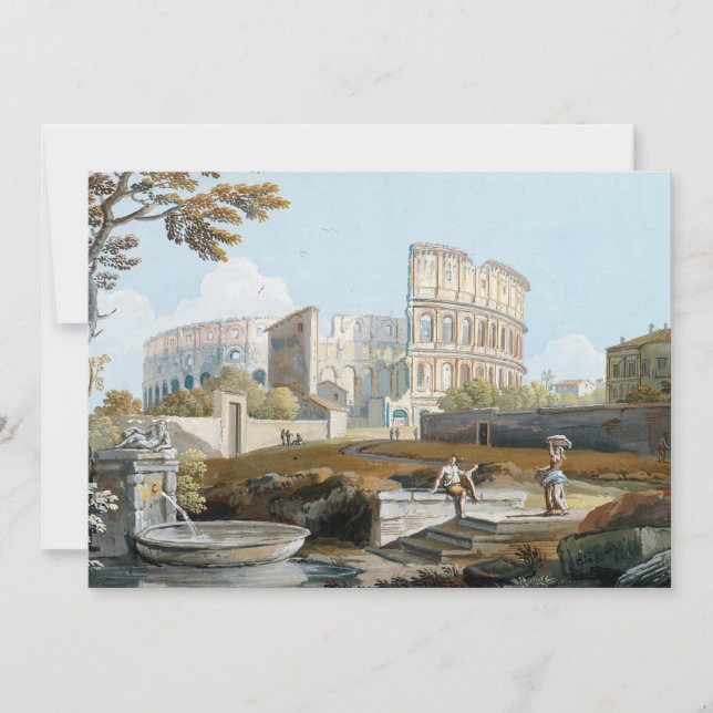 Carte Le Colisée, Rome | Giovanni Battista Busiri (Devant)
