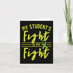 Carte Le combat de l'étudiant est ma lutte contre la mal
