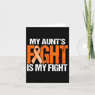 Carte Le combat de ma tante est mon combat contre la leu