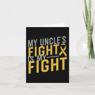 Carte Le combat de mon oncle est ma lutte contre le canc