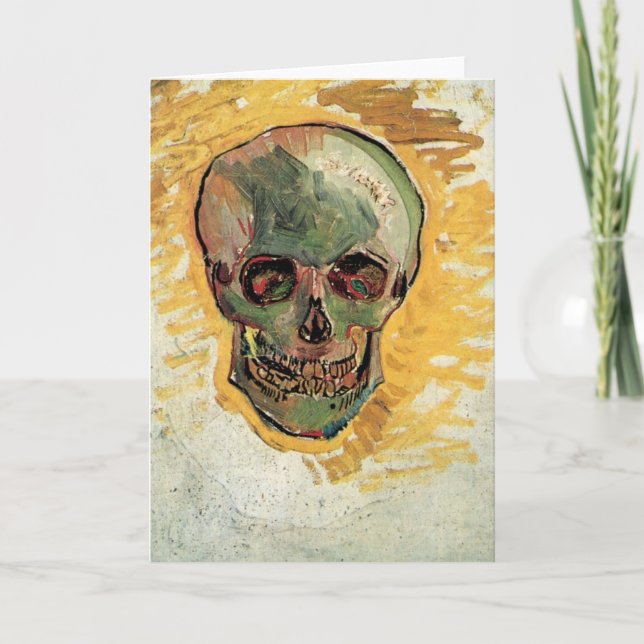 Carte Le crâne de la vie morte par Vincent van Gogh (Devant)