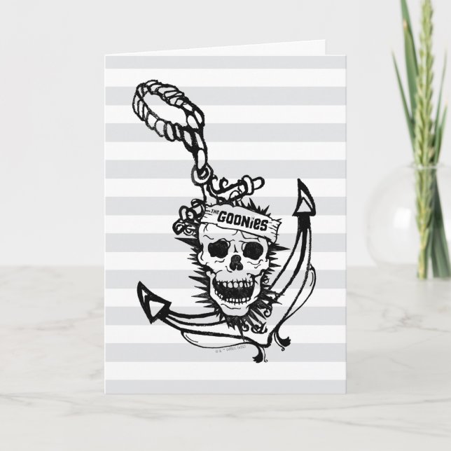 Carte Le crâne et l'Ancre des Goonies (Devant)